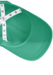 Thumbnail Casquette en coton biologique verte avec monogrammes jaunes et oeillets - Image 3