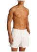 Thumbnail Short de bain écru brodé de drapeaux all-over et taille élastiquée - Image 4