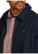 Thumbnail Blouson en better coton initiative marine uni zippé droit et col à revers - Image 3