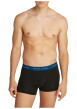 Thumbnail Lot de 3 Boxers classiques en coton régénératif noirs unis à taille élastiquée - Image 3