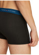 Thumbnail Lot de 3 Boxers classiques en coton régénératif noirs unis à taille élastiquée - Image 4