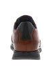 Thumbnail Sneakers en cuir cognac à semelle grise avec lacets plats bleus - Image 6