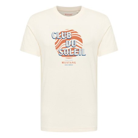T-shirt Austin en coton blanc à imprimé ""club...