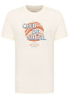 Thumbnail T-shirt Austin en coton blanc à imprimé ""club du soleil"" et à manches courtes