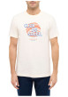 Thumbnail T-shirt Austin en coton blanc à imprimé ""club du soleil"" et à manches courtes - Image 4
