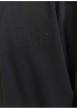 Thumbnail T-shirt noir uni avec une coupe droite à col v et des manches courtes - Image 6