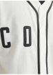 Thumbnail T-shirt blanc uni avec une coupe droite à col v et des manches courtes - Image 6