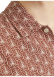 Thumbnail Chemise brique imprimé avec une coupe droite à col français - Image 5