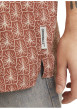 Thumbnail Chemise brique imprimé avec une coupe droite à col français - Image 6