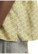 Thumbnail Chemise tilleul imprimé avec une coupe droite à col français - Image 7