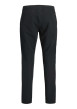 Thumbnail Jogging cargo noir uni avec une coupe droite et une taille élastiquée - Image 2