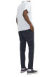 Thumbnail Chino en coton nuit uni avec une coupe droite et des passants pour ceinture - Image 5