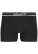 Thumbnail Lot de 2 Boxers classique noir uni avec une coupe fermée à taille élastiquée - Image 2
