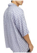 Thumbnail Chemise bleue imprimée avec une coupe droite et une fermeture boutonnée - Image 5