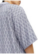 Thumbnail Chemise bleue imprimée avec une coupe droite et une fermeture boutonnée - Image 6