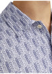 Thumbnail Chemise bleue imprimée avec une coupe droite et une fermeture boutonnée - Image 7