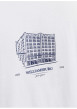 Thumbnail T-shirt en coton blanc uni avec un col rond et une coupe droite - Image 6