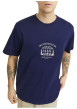 Thumbnail T-shirt en coton bleu uni avec un col rond et une coupe droite - Image 5
