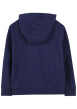 Thumbnail Sweat à capuche en coton marine à coupe ample avec col à capuche et logo blanc - Image 2