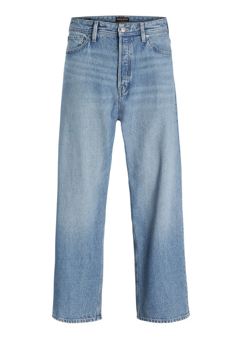 Jean Alex en coton bleu ciel délavé à coupe baggy avec 5 poches