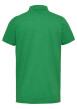 Thumbnail Polo en coton régénératif vert uni à coupe droite, col boutonné et logo brodé - Image 2