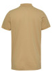 Thumbnail Polo en coton régénératif beige uni droit avec col polo et logo à la poitrine - Image 2