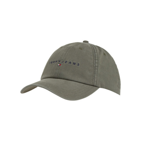 Casquette en coton biologique kaki unie avec...