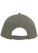 Thumbnail Casquette en coton biologique kaki unie avec oeillets et bande auto-agrippante - Image 2