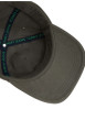 Thumbnail Casquette en coton biologique kaki unie avec oeillets et bande auto-agrippante - Image 3