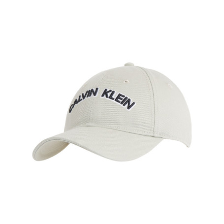 Casquette strapback en coton gris clair avec le...