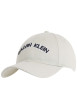 Thumbnail Casquette strapback en coton gris clair avec le nom de la marque arrondi
