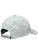 Thumbnail Casquette strapback en coton vert d'eau unie avec le logo brodé à l'avant - Image 2