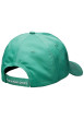 Thumbnail Casquette strapback en coton verte unie avec le logo brodé à l'avant - Image 2