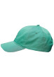 Thumbnail Casquette strapback en coton verte unie avec le logo brodé à l'avant - Image 4