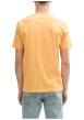 Thumbnail T-shirt orange en coton avec logo blanc imprimé à col rond et manches courtes - Image 4