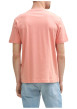 Thumbnail T-shirt manches courtes rose en coton avec logo blanc imprimé à coupe regular - Image 4