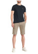Thumbnail Bermuda chino beige uni avec une coupe regular fit et une taille intermédiaire - Image 4