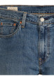 Thumbnail Jean 512 en coton mélangé bleu uni avec une coupe slim et des passants - Image 2