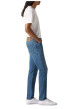 Thumbnail Jean 512 en coton mélangé bleu uni avec une coupe slim et des passants - Image 5