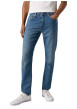 Thumbnail Jean 512 en coton mélangé bleu uni avec une coupe slim et des passants - Image 7