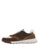 Thumbnail Baskets running en cuir marron à talon plat et à lacets plats et marque - Image 2