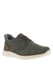 Thumbnail Sneakers kaki à talon plat et à lacets élastiqués kaki avec marque embossée - Image 3