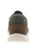 Thumbnail Sneakers kaki à talon plat et à lacets élastiqués kaki avec marque embossée - Image 6