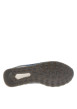 Thumbnail Sneakers en cuir bleu à talon plat et à lacets plats gris avec trous d'aération - Image 5