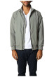 Thumbnail Blouson vert sauge uni à coupe droite et à col montant avec des poches zippées - Image 5