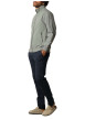 Thumbnail Blouson vert sauge uni à coupe droite et à col montant avec des poches zippées - Image 9