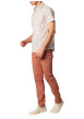 Thumbnail Chemise à manches courtes en coton blanche à motifs et à coupe regular fit - Image 5