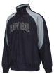 Thumbnail Veste bleue marine uni à col montant avec le nom de la marque - Image 3