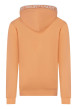 Thumbnail Sweat à capuche pêche uni à coupe droite avec le nom de la marque brodé - Image 2