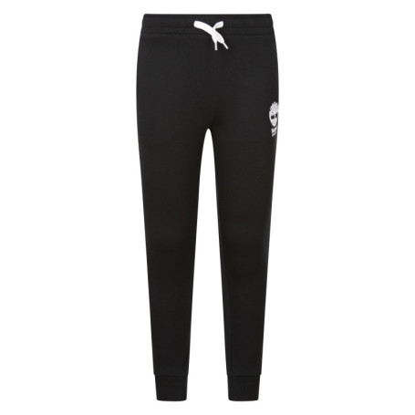 Pantalon Jogging en coton mélangé noir à coupe...